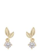 Meya Short Pendant Ear Accessories Jewellery Earrings Studs Gold SNÖ O...