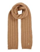 Th Timeless Scarf Accessories Scarves Winter Scarves Brown Tommy Hilfi...