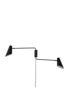 Cale Sort Væglampe Med / 2 Arme Home Lighting Lamps Wall Lamps Black D...