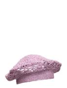 Beret Accessories Headwear Bucket Hats Pink Ganni