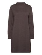 Slfhanni Ls Knit Dress Dresses Knitted Dresses Brown Selected Femme