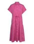 80/2 Mw Ctn Pw-Ssl-Dad Maxiklänning Festklänning Pink Polo Ralph Laure...