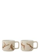 Bloomingville Harlow Mug, Set Of 2 Kräm