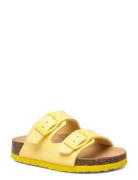 Sl Parrot Pu Leather Yellow Shoes Summer Shoes Sandals Yellow Scholl