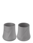 Everyday Baby Silic Baby Cup 2-Pack Quiet Grey Grå