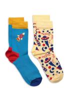 2-Pack Kids Into Space Sock Sockor Strumpor Multi/patterned Happy Sock...