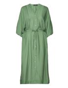 Slaminah Dress Knälång Klänning Green Soaked In Luxury