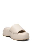 Woms Slides Shoes Summer Shoes Platform Sandals Beige NEWD.Tamaris