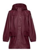 Rainwear Jacket Long Outerwear Rainwear Jackets Burgundy Müsli By Gree...