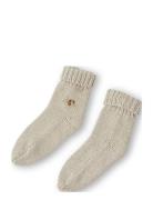Chaufettes Knitted Socks Havtorn 17-18 Sockor Strumpor Cream That's Mi...