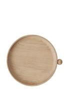 OYOY Living Design Inka Wood Tray Round - Small Beige