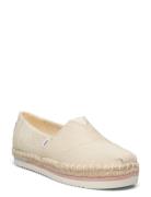 Alpargata Platform Rope Sandaletter Expadrilles Låga Cream TOMS