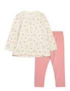 Pyjamas, Girl - Bamboo Pyjamas Set Multi/patterned Minymo