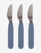 Filibabba Silic Knife 3-Pack - Powder Blue Blå