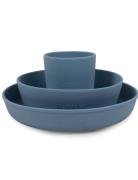 Filibabba Silic Dinner Set - Powder Blue Blå