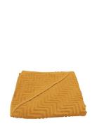 Filibabba Bath Towel With Hood - Zigzag Golden Mustard Gul