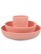 Filibabba Silic Dinner Set - Peach Rosa