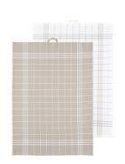 Noble House Kitchen Towel Hanna Classic 2-P Beige