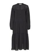 Rhonda Dress 11156 Knälång Klänning Black Samsøe Samsøe