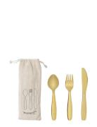 Hazha Bestik, Guld, Rustfri Stål Home Meal Time Cutlery Gold Bloomingv...