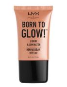 Born To Glow Liquid Illuminator Highlighter Contour Smink Gold NYX Pro...