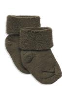 Wool Baby Socks Socks & Tights Baby Socks Khaki Green Mp Denmark