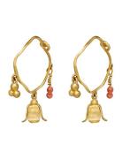 Silene Earrings Accessories Jewellery Earrings Hoops Gold Maanesten