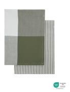 House Doctor Tea Towels, Hdcook, Olive Green Grön