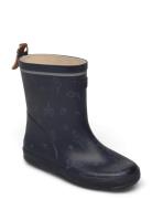 Basic Wellies W. Aop Gummistövlar Blue CeLaVi