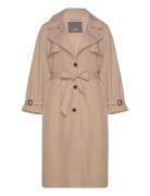 ONLY Carmakoma Carchloe Life Trenchcoat Single B.otw Beige