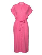 Odetteiw Shirt Dress Knälång Klänning Pink InWear