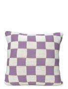 Ceannis C/C 50X50 Knitted Check Purple Lila