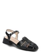 Napoles Sandal Med Klack Black Wonders