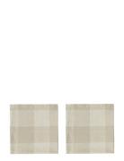 OYOY Living Design Chess Napkin - Pack Of 2 Beige