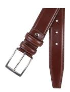 Black Leather Belt Accessories Belts Classic Belts Brown Portia 1924