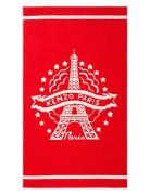 Kenzo Home Keiffel Beach Towel Röd