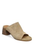 ANGULUS Sandals - Block Heels Beige