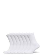 Decoy 7-Pack Ankle Sock Cotton Lingerie Socks Regular Socks White Deco...