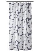 Compliments Flora Shower Curtain W/Eyelets 200 Cm Grå