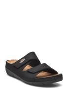 Women Slides Platta Sandaler Black Tamaris