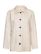 A Part Of The Art Lyric Short Trench Coat Beige