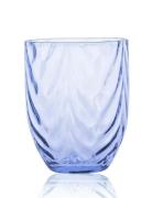 Wave Tumbler Home Tableware Glass Drinking Glass Blue Anna Von Lipa