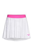 Charge Printed Flying Skirt Kort Kjol White Mizuno