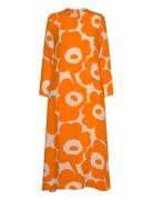 Vesitse Unikko Maxiklänning Festklänning Orange Marimekko