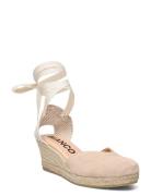 Biaibiza Wedge Espadrilles Suede Sandalette Med Klack Espadrilles Crea...