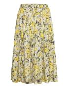 Morningll Midi Skirt Knälång Kjol Yellow Lollys Laundry