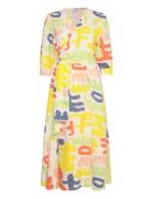 Bobo Choses Carnival Print V-Neck Wrapped Dress Multi/patterned