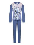 Pyjama Pyjamas Set Blue Lilo & Stitch