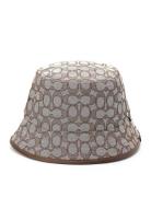 Signature C Jacquard Bucket Hat Accessories Headwear Bucket Hats Brown...