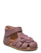 Starters™ Flower Velcro Sandal Shoes Summer Shoes Sandals Purple Pom P...
